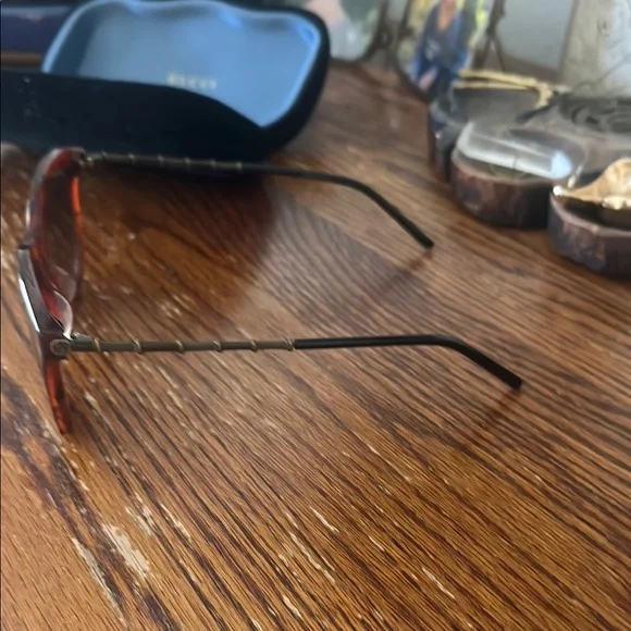 Gucci Brown authentic Sunglasses Bamboo Frame - Picture 8 of 8